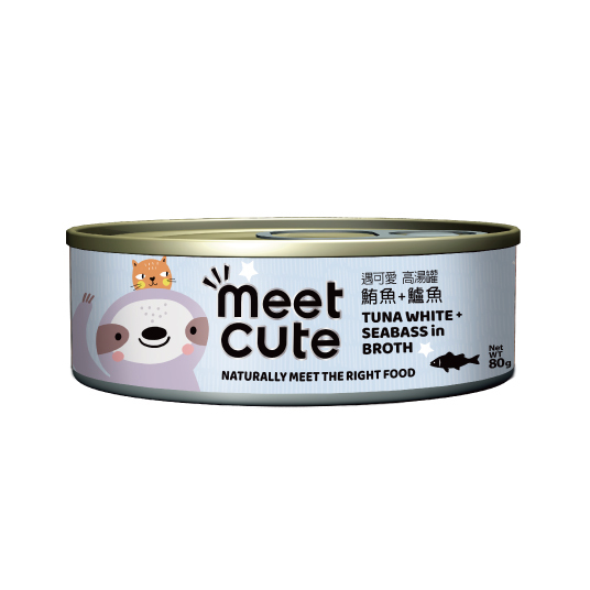 遇可愛。美味鮮肉罐 鮪魚+鱸魚